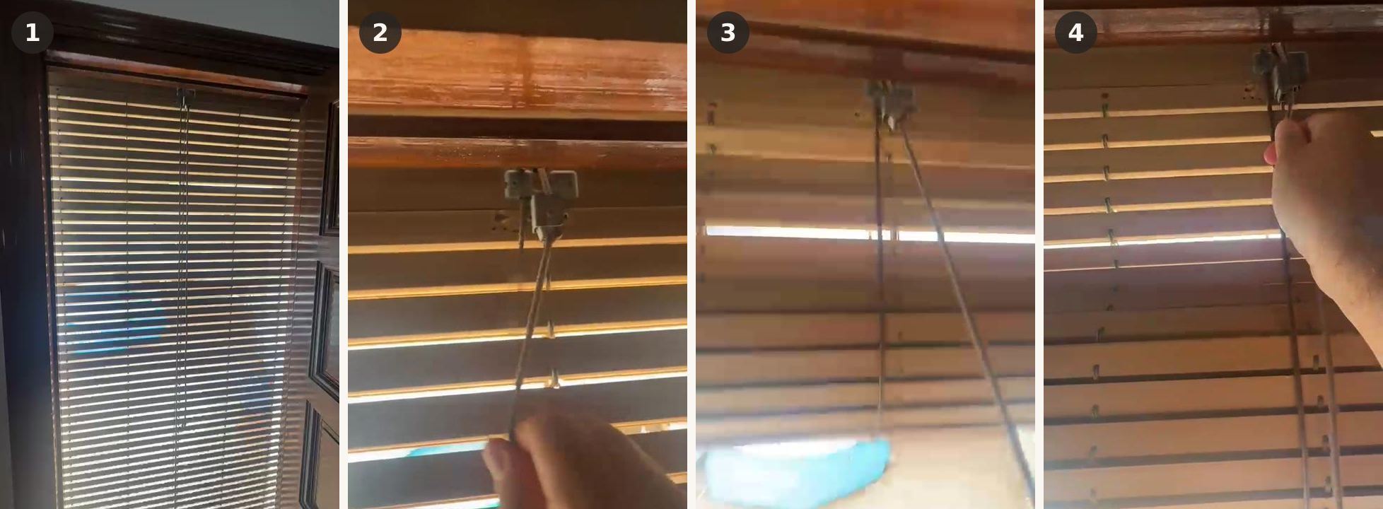 The terrace blind, step by step