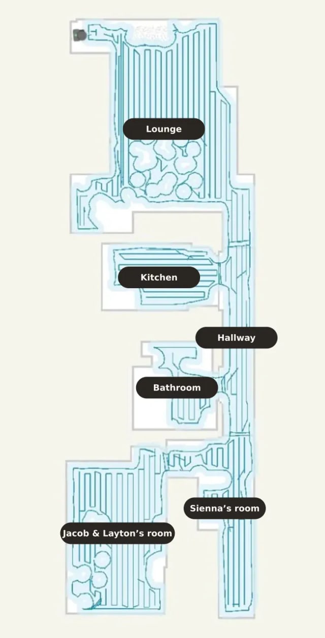 The ground floor, as the robot sees it